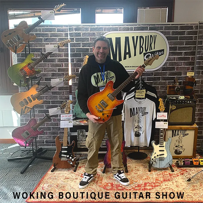 Inaugural Woking Boutique Guitar Show Highlights from Fiery Bird