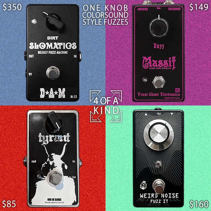 Guitar Pedal X - GPX Blog - 4 of a Kind One Knob Colorsound