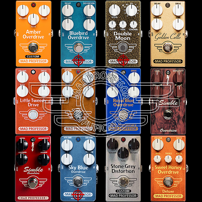 ギター Mad Professor  Blue Overdrive JRRshop.com | Mad Professor Sky Blue Overdrive Pedal Open