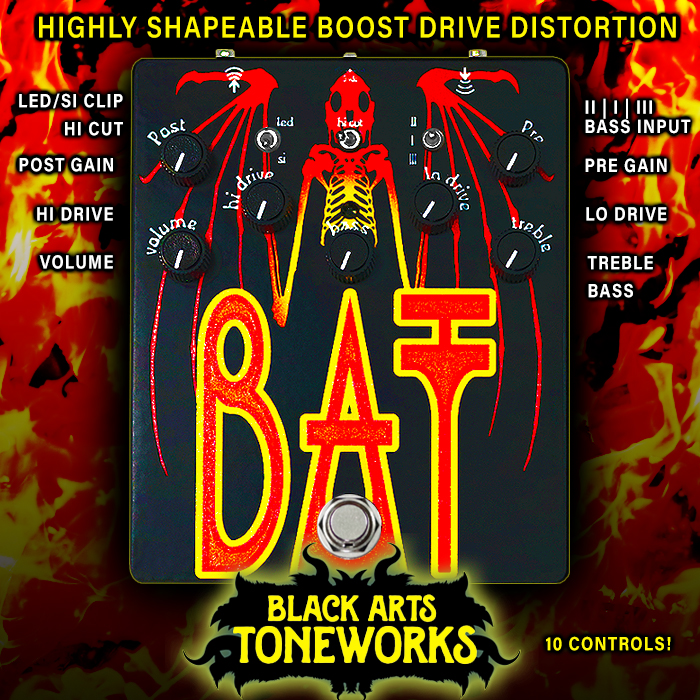 ギター BamBasic Effectribe / ALPHA DISTORTION Guitar Pedal X - GPX Blog - New killer shapeable Black Arts