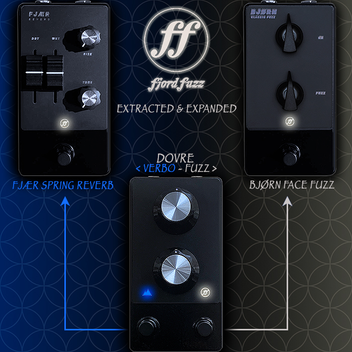 Fjord Fuzz DOVRE FUZZ-VERB｜ファズ&リヴァーヴ Fjord Fuzz DOVRE FUZZ-VERB｜ファズ&リヴァーヴ（新品）【楽器