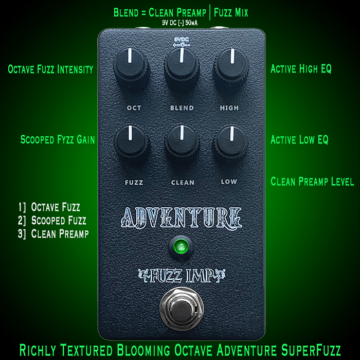 Guitar Pedal X - News - Fuzz Imp's Adventure SuperFuzz is a