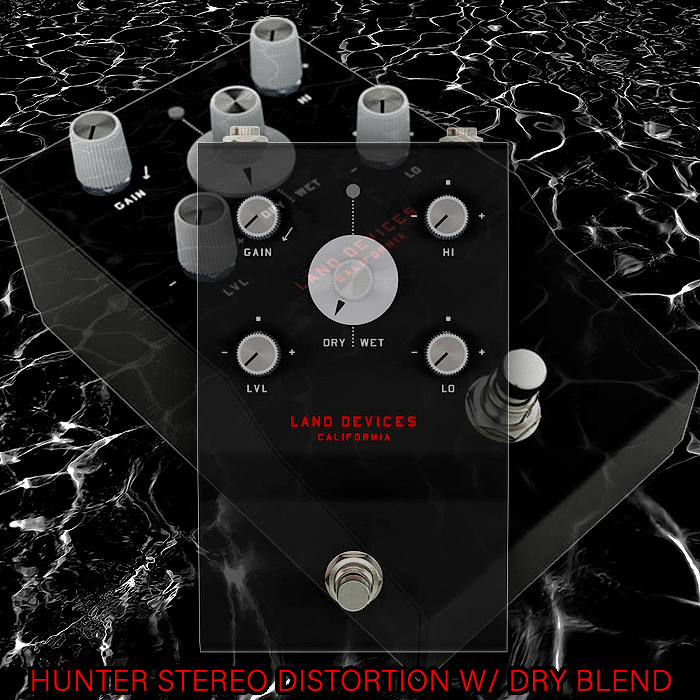 Land Devices rolls out cool Hunter Stereo Distortion with Dry Blend
