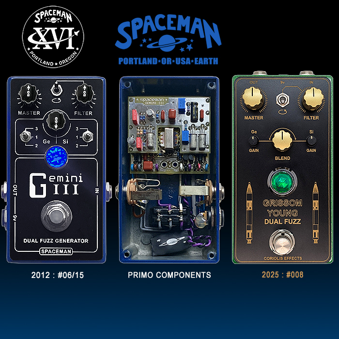 After a near 10 year chase - I finally have a Spaceman Effects Gemini III Dual Fuzz Generator - in gorgeous Blue Edition