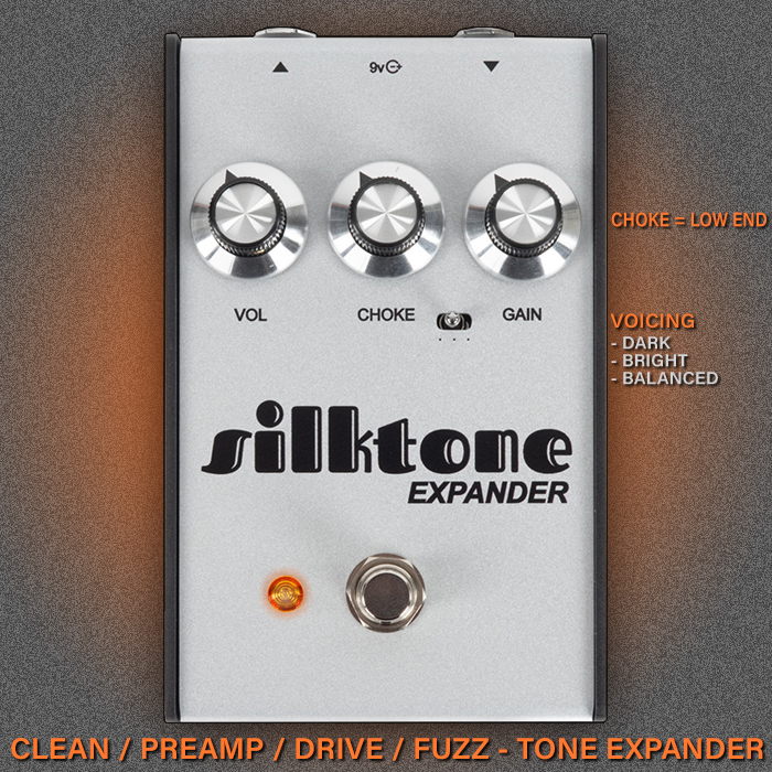 Silktone Expander Overdrive ペダル Silktone Expander Pedal | Cream City Music