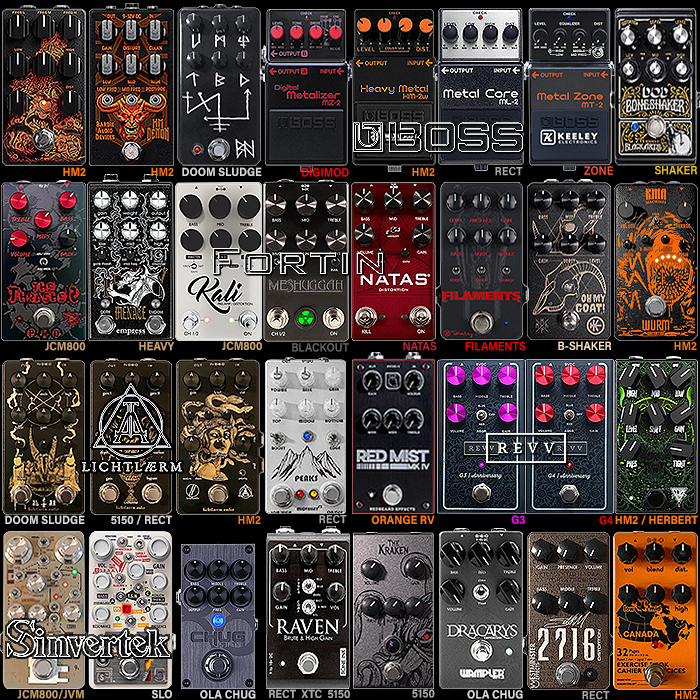 2025 Full Metal Racket - 32 of the Best Compact High Gain and Heavy Metal Pedals