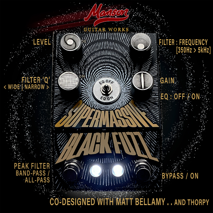 My 4-in-1 Manson Supermassive Black Fuzz has landed - and it's an amazingly wide-ranging full-on Fuzz that touches on all the classic references and delivers plenty more besides!