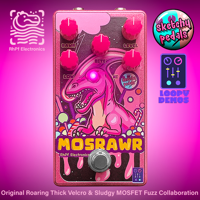 RhPf Electronics collaborates with Loopy Demos and Sketchy Pedals to deliver the 3rd top tier tentpole for my Doom Fuzz Trifecta - alongside the Blackhawk Balrog and Lichtlaerm Audio Altar