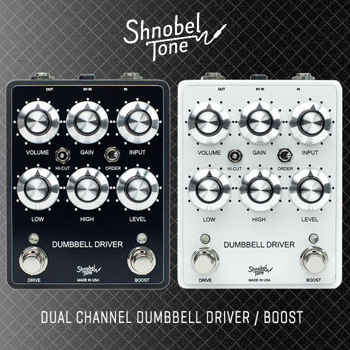 Shnobel Tone's Dumbbell Driver Boost evolves to an interesting hybrid of its Daily Driver Boost origins, where the conventional Boost on that is replaced by a new enhanced Dumble variant