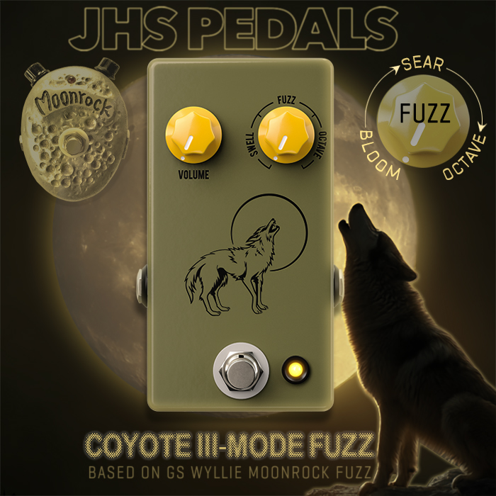 JHS Pedals revives Glenn Wyllie's versatile Moonrock Fuzz