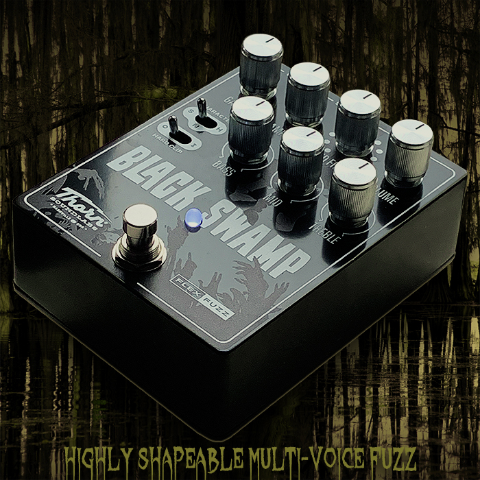 流れさん　Fuzz Plant TA.effects MATT BLACK Guitar Pedal X - GPX Blog - Thorn Soundlabs' Black Swamp Flex Fuzz