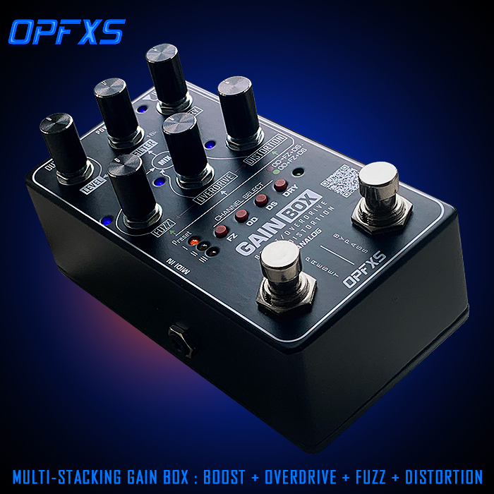 Guitar Pedal X - News - OPFXS' Gain Box is a potent gain-stacker