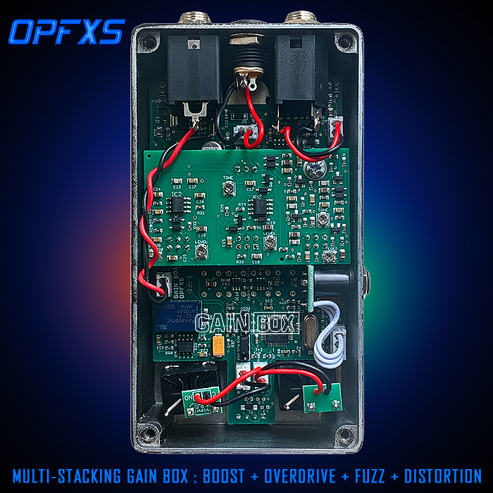 Guitar Pedal X - News - OPFXS' Gain Box is a potent gain-stacker