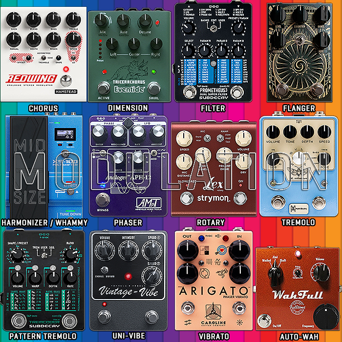 Guitar Pedal X - GPX Blog - Mid-Size Modulation Favourites