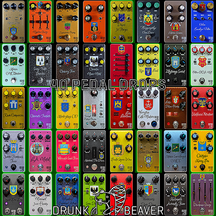 Guitar Pedal X - GPX Blog - Drunk Beaver's momentous Pedal Drop