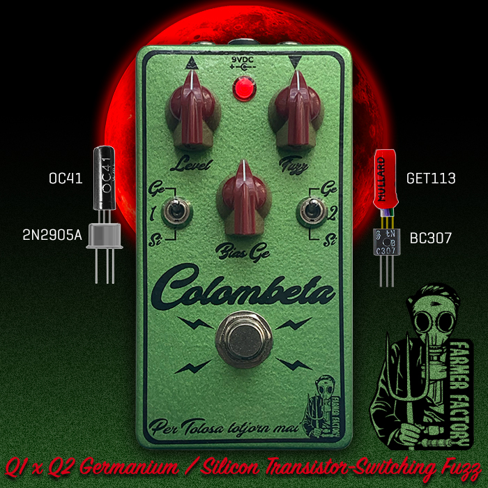 BULL FUZZ #001【Forestman Works】 Guitar Pedal X - News - My Farmer Factory Colombeta Fuzz has just