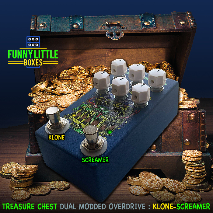 Guitar Pedal X - News - Funny Little Boxes' Treasure Chest Dual
