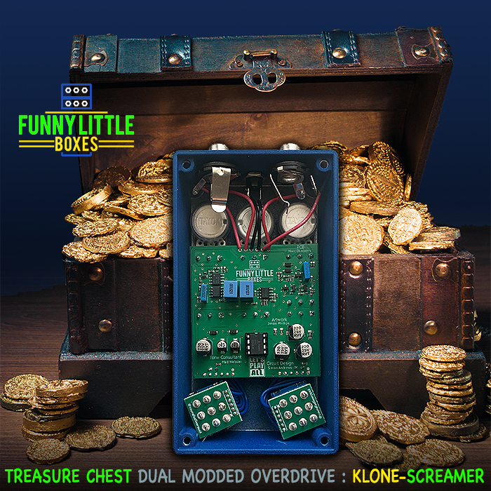 Guitar Pedal X - News - Funny Little Boxes' Treasure Chest Dual
