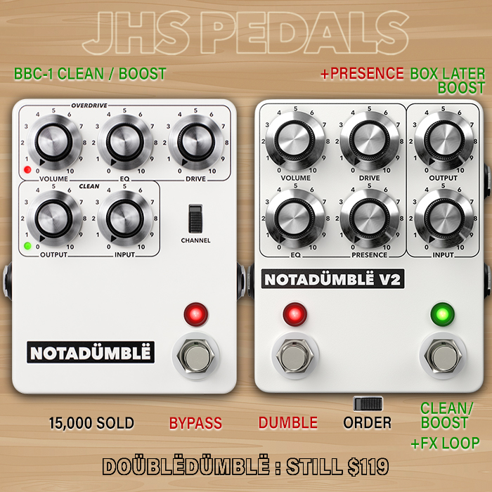 Guitar Pedal X - News - JHS Pedals corrects its DIY NOTADÜMBLË