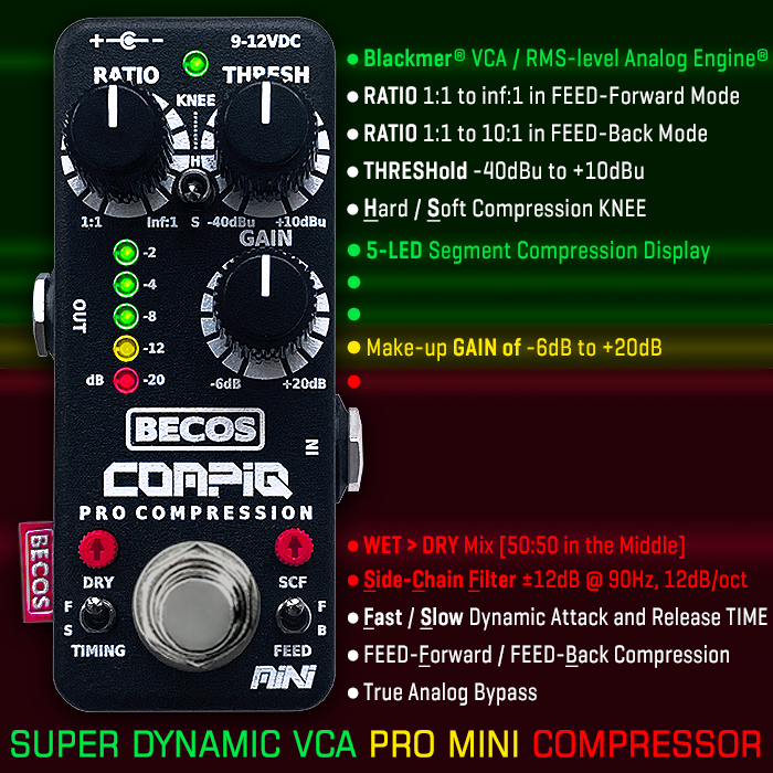 Guitar Pedal X - GPX Blog - Becos FX's CompIQ Pro Mini is a Mighty