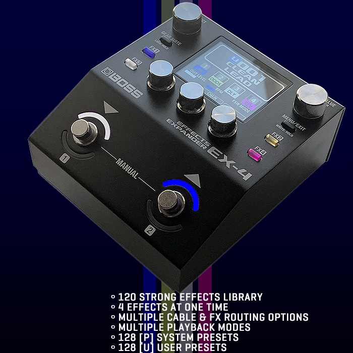 Guitar Pedal X - GPX Blog - Boss's new EX-4 Effects Expander is a